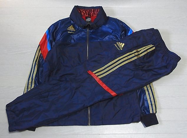 adidas professional セットアップ 　アディダス プロフェッショナル ナイロン ジャージ 上下 