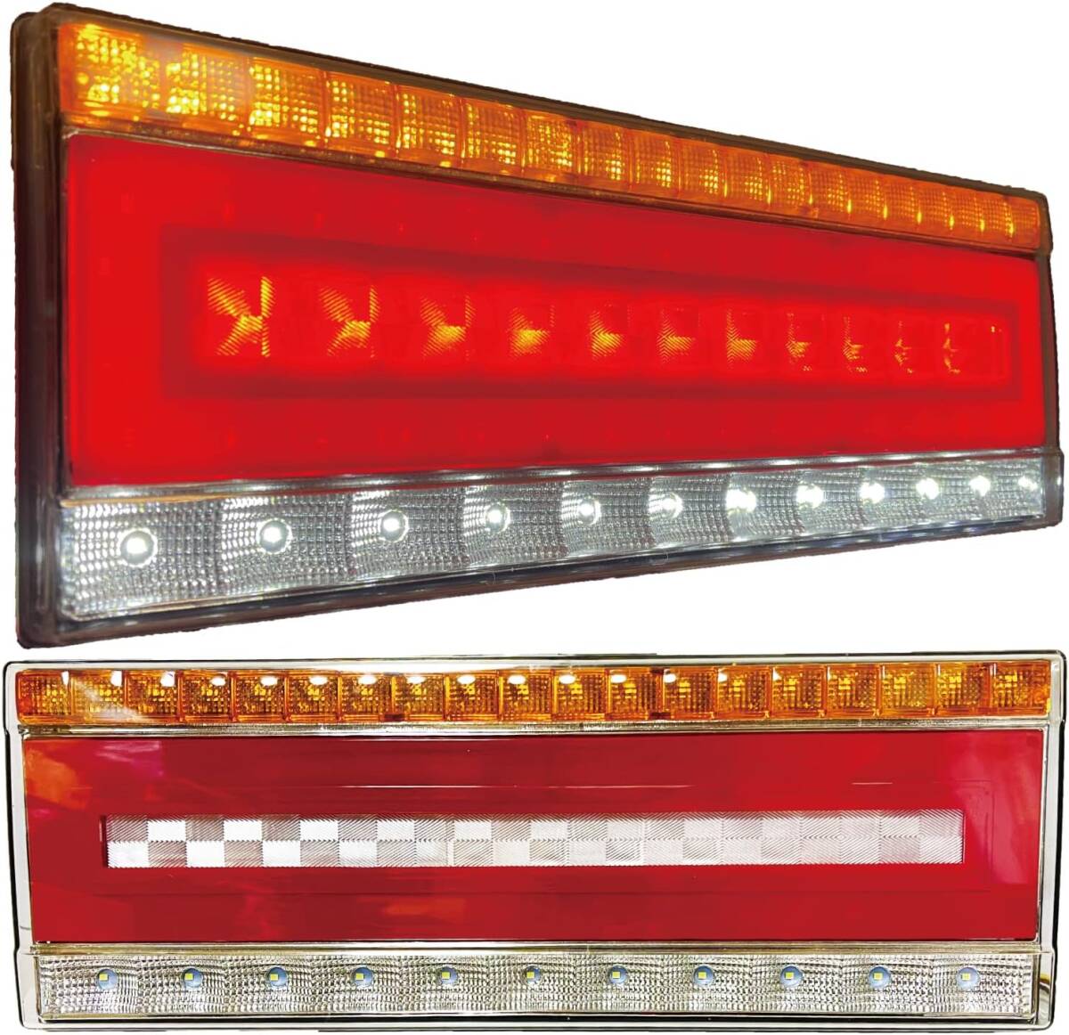 【未検品】24V LED テールランプ トラック 流れるウインカー シーケンシャル ウインカー /Y32405-I1