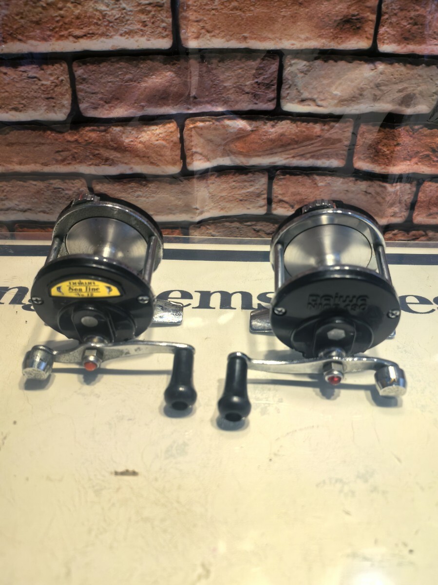 DAIWA Sea-line No12 /NICE130リール フィッシング ダイワ 。2点入。中古現状品