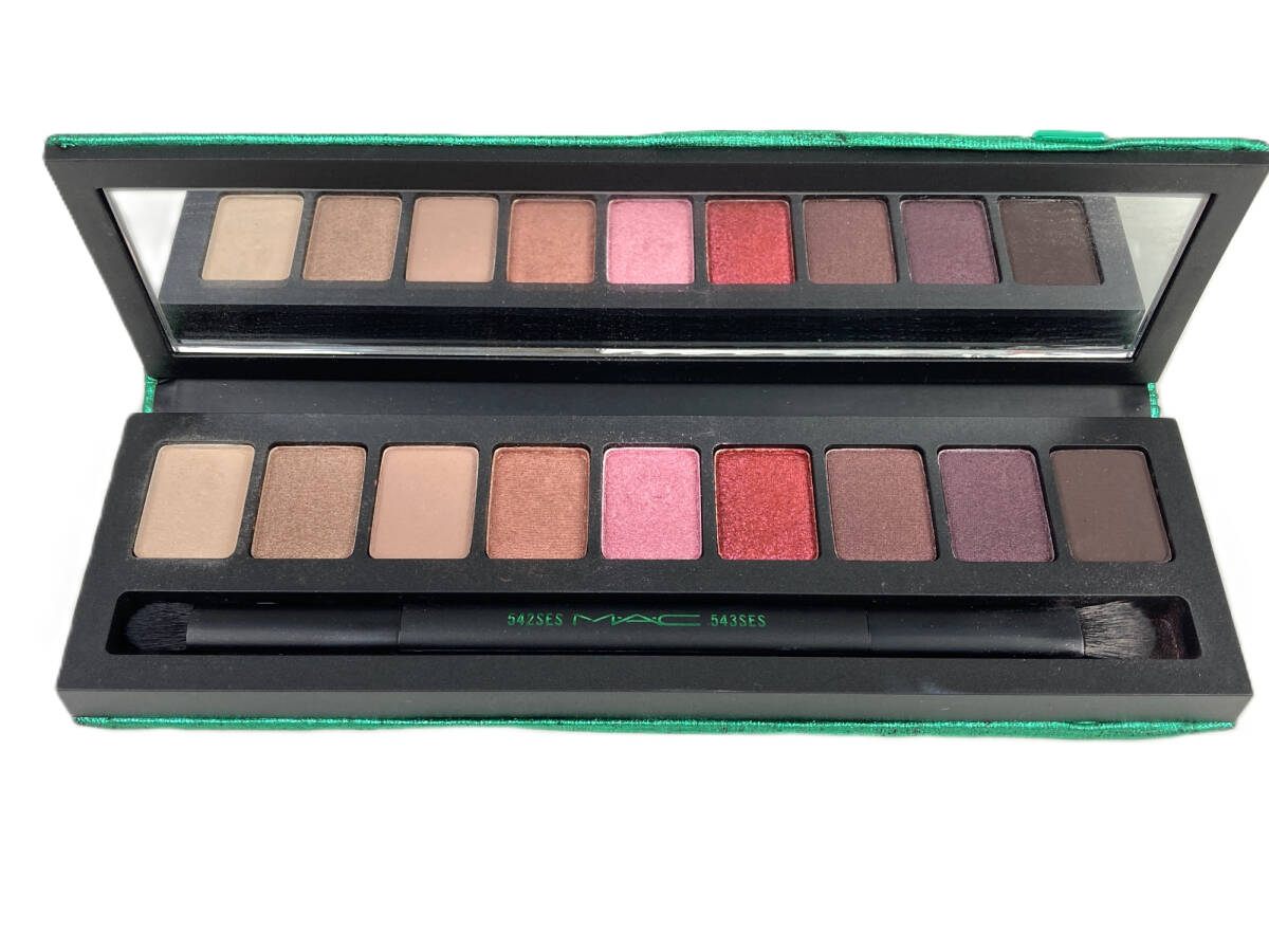 ◆毎週値下げ◆マック　MAC　シャイニー プリティ シングス アイ パーティ：ローズ　アイシャドウ9色セット　残量：満量～９割　Y-KES-3424