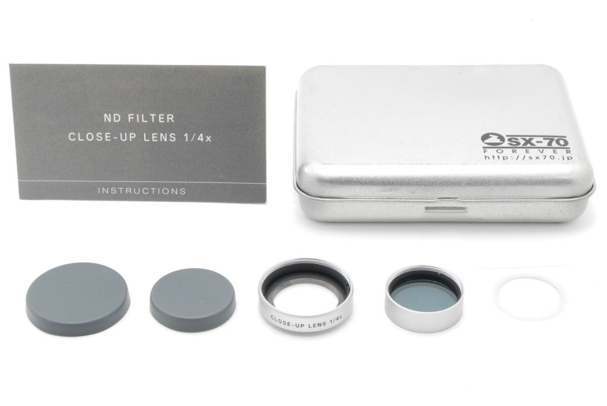 【超美品 保障付 動作確認済】Polaroid ポラロイド Forever Close-UP Lens 1/4x クローズアップ レンズ SX-70カメラ用 ケース付 #V1475