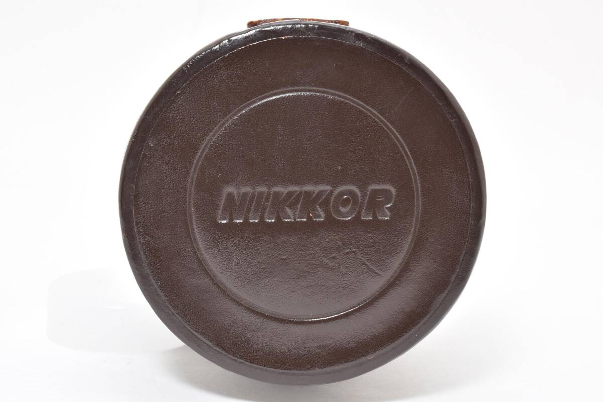 ★希少品 ニコン NIKKOR 革製 レンズケース★34#50