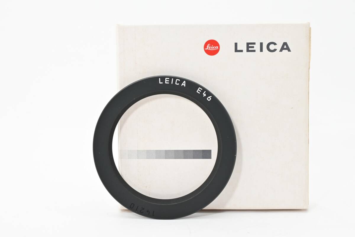 ★極上品 ライカ LEICA ユニバーサル 偏光 フィルターアダプター 14210 E46用 元箱付★45#250