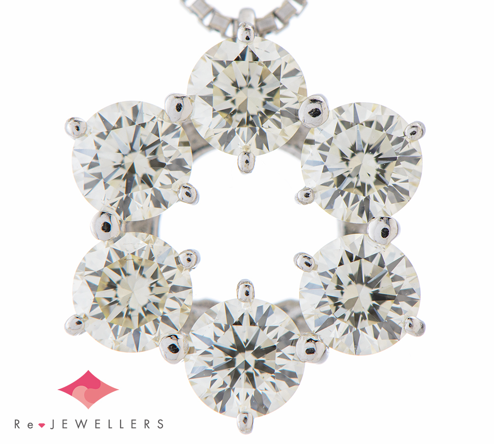 TASAKI（タサキ） ダイヤモンド計1.00ct 18金ホワイトゴールド ペンダント・ネックレス【中古】