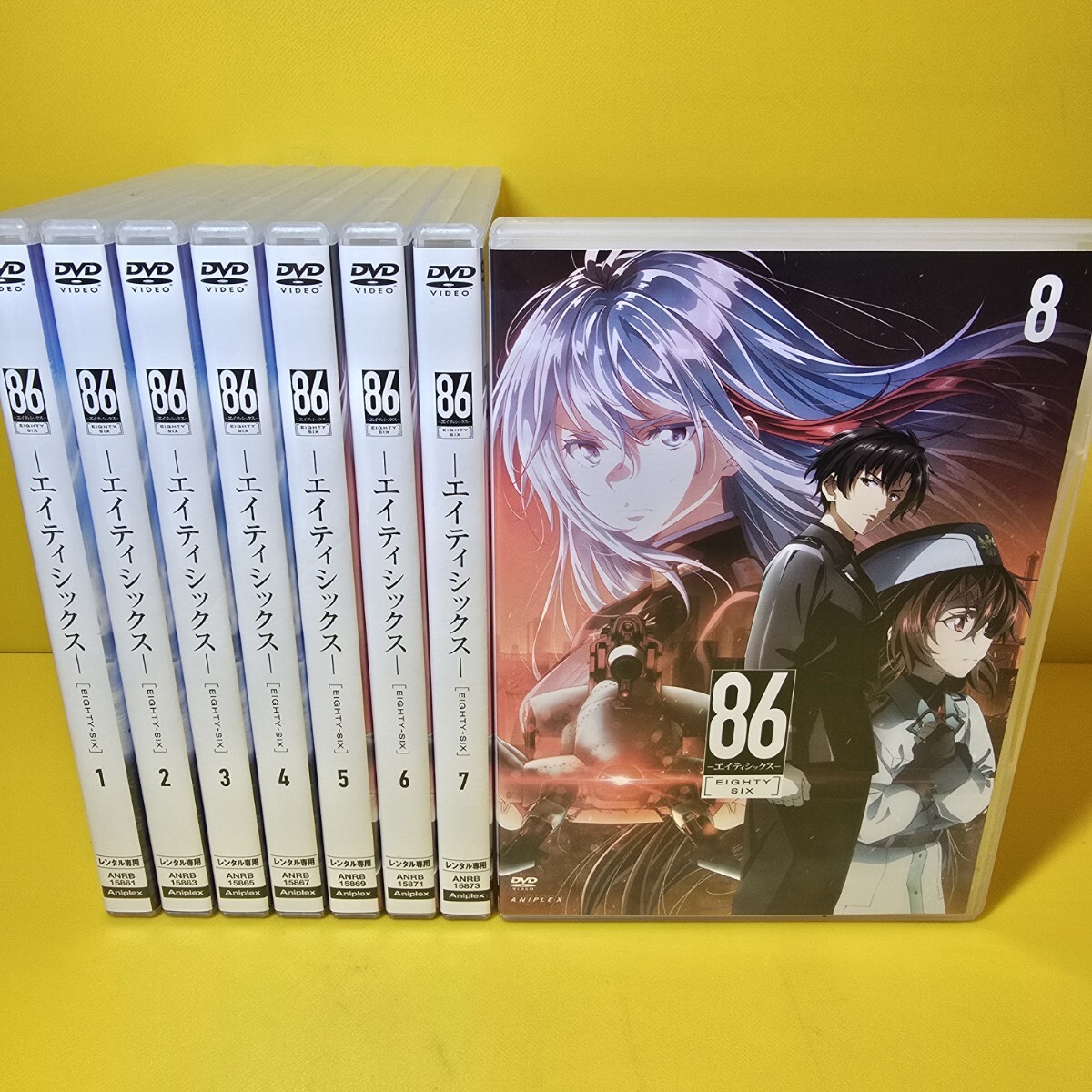 ※新品ケース交換済み　86 エイティシックス DVD全8巻セット 