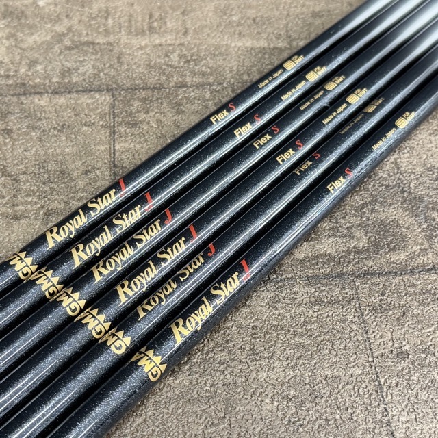 希少 レア 未使用保管品 GMA Royal Star J FLEX-S アイアン 5-9.P 6本セット ゴルフ ロイヤルスターJ / 515028 在★4
