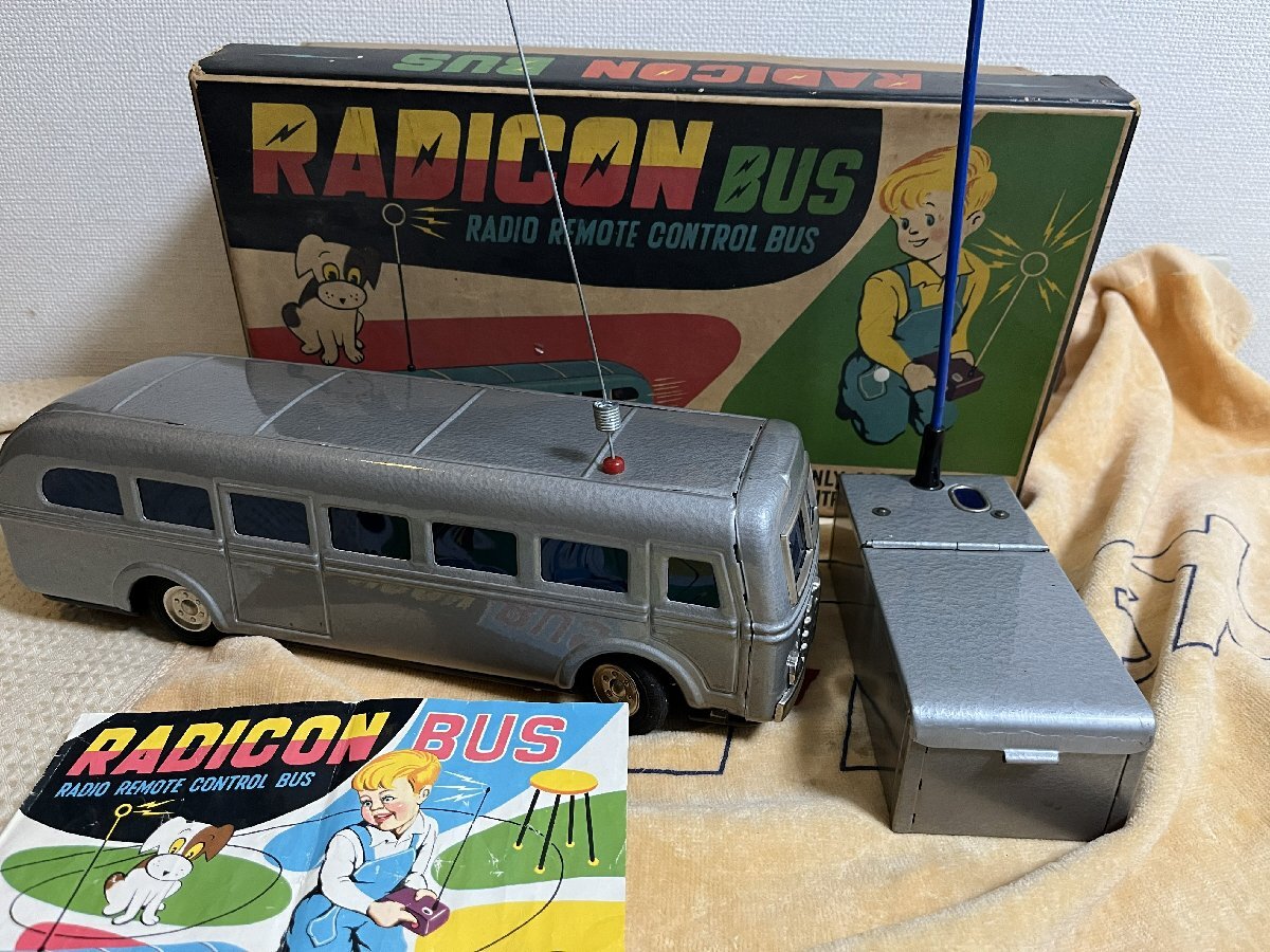 ☆放出企画☆現存する貴重な初代モデル☆First Generation Model☆増田屋ラジコンバス☆《ブリキ おもちゃ》