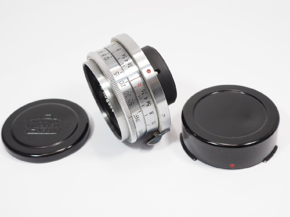 Nikon S用 W-NIKKOR-C 3.5cm F3.5 Sマウント レンズ メタルフロントキャップ付 ニコン [管NI7150]