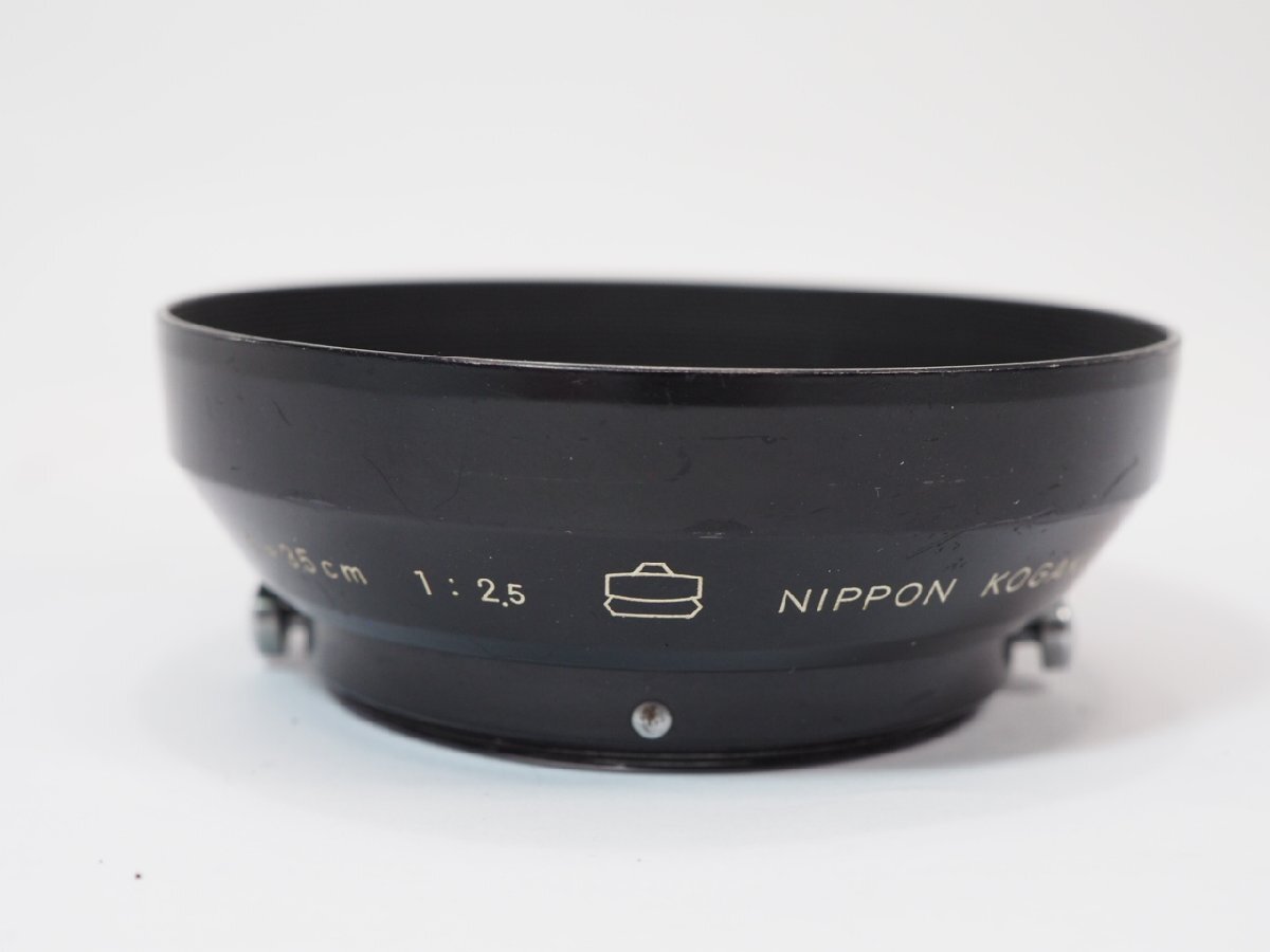 Nikon NiPPON KOGAKU 3.5cm/2.5 メタルフード 富士山マーク ニコン [管NI7159]