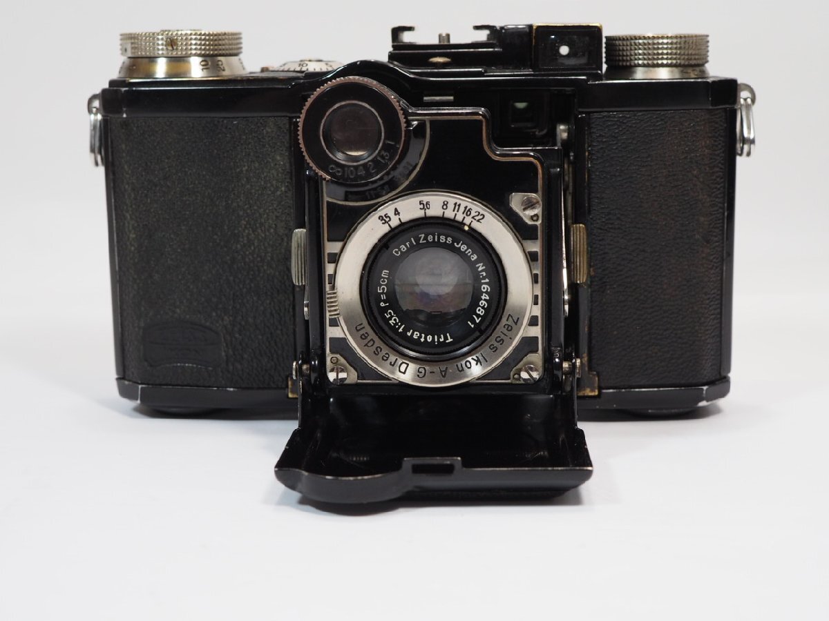 Zeiss Ikon Super Nettel Triotar 50mmF3.5 35mm フィルムカメラ 管X7639