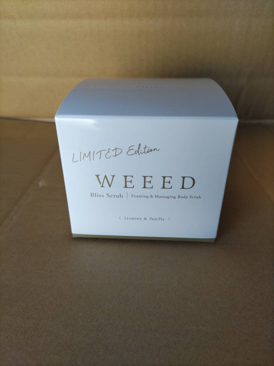 即決 数量9まで可能 新品未開封 WEEED ウィード Bliss Scrub ブリススクラブ（ジャスミン＆バニラ）360ｇ 1個 ニキビ予防、保湿ボディケア