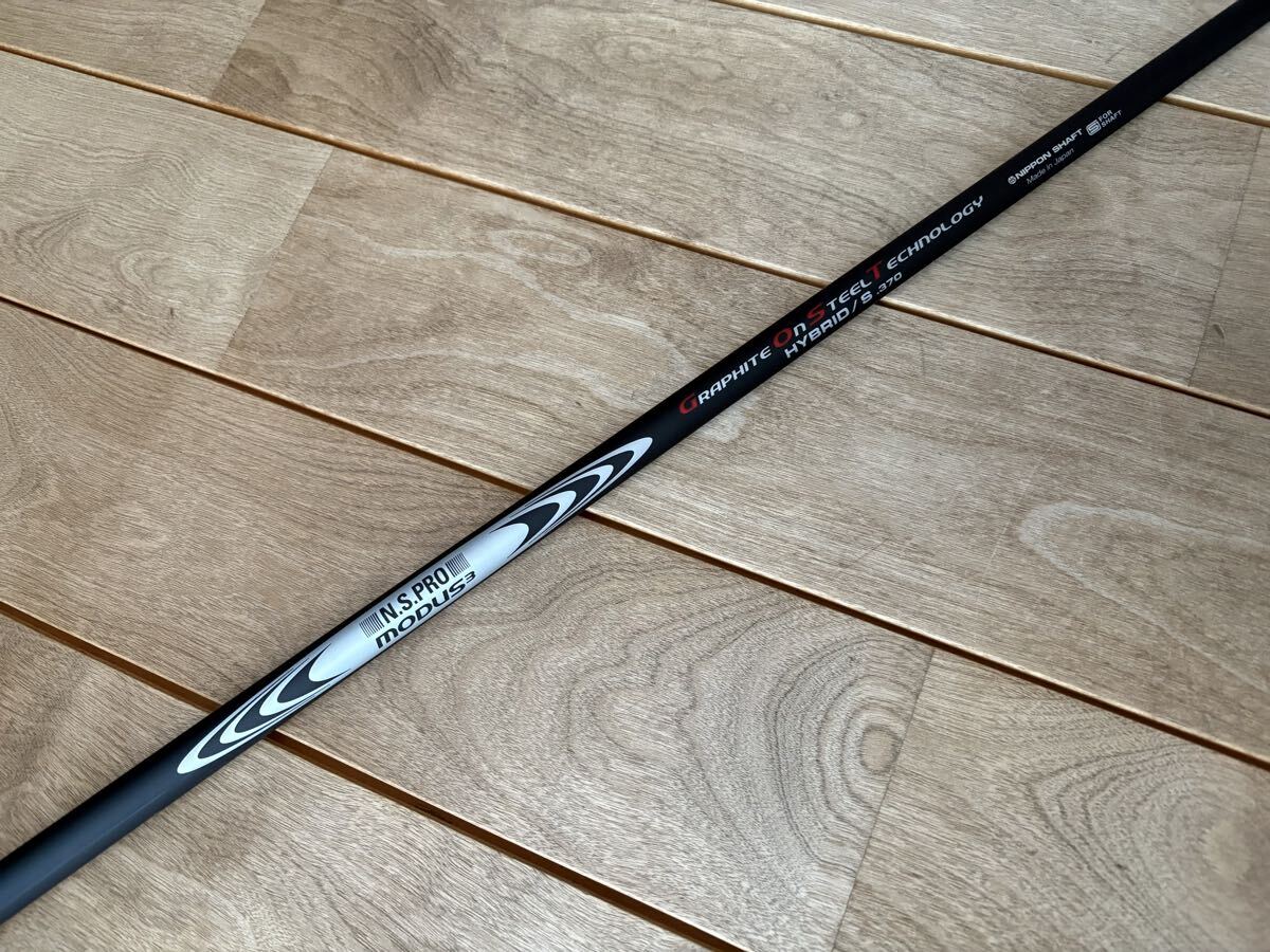 ★N.S.PRO MODUS3 HYBRID Graphite On Steel Technology .370 S SRIXON用スリーブ付 GOST ZXi 約98cm★