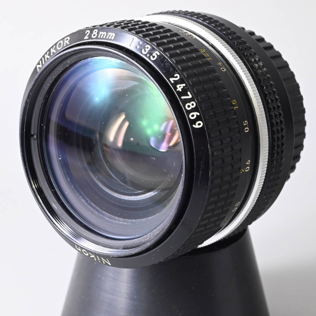 〇0848_30 【動確済み】Nikon NIKKOR 28mm F3.5 非Ai ニコン ニッコール レンズ マニュアルフォーカス MF