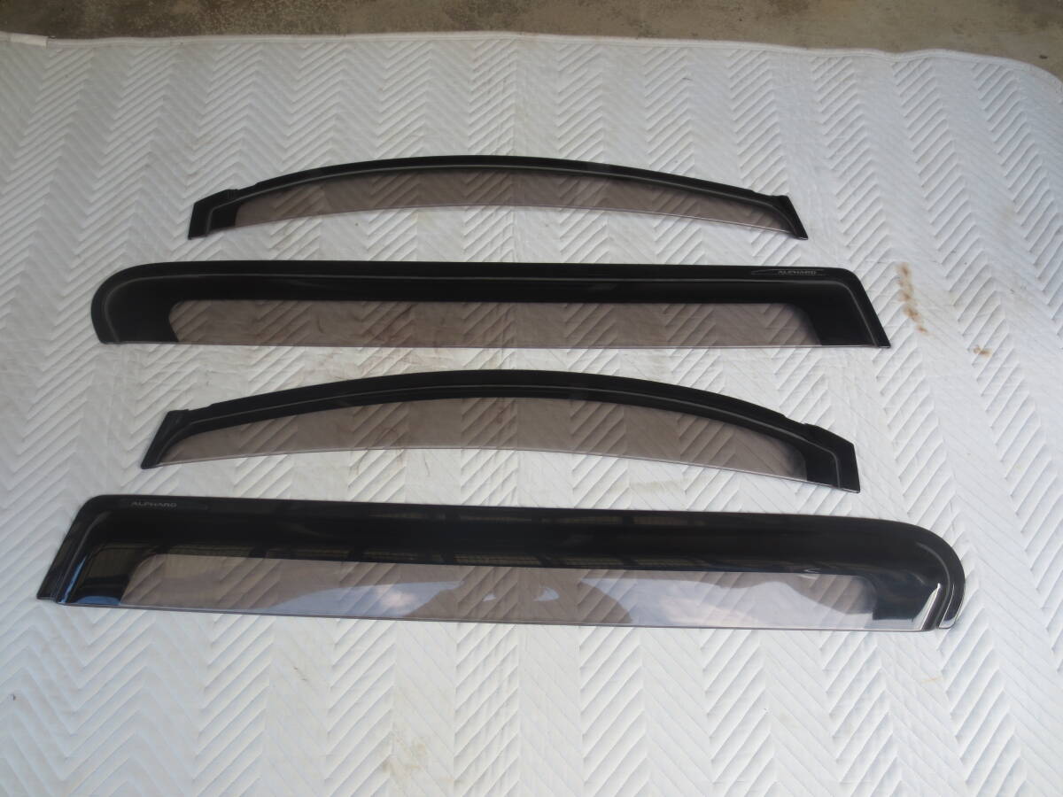 純正ドアバイザー アルファード ヴェルファイア 20系 ANH20W ANH25W GGH20W GGH25W ATH20W １台分 美品