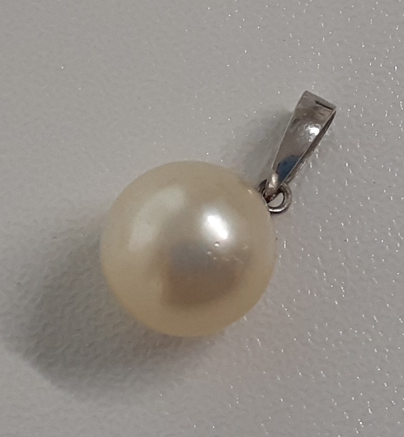 ペンダント トップ パール 真珠 Pt850 プラチナ ネックレス トップ 管理PL002