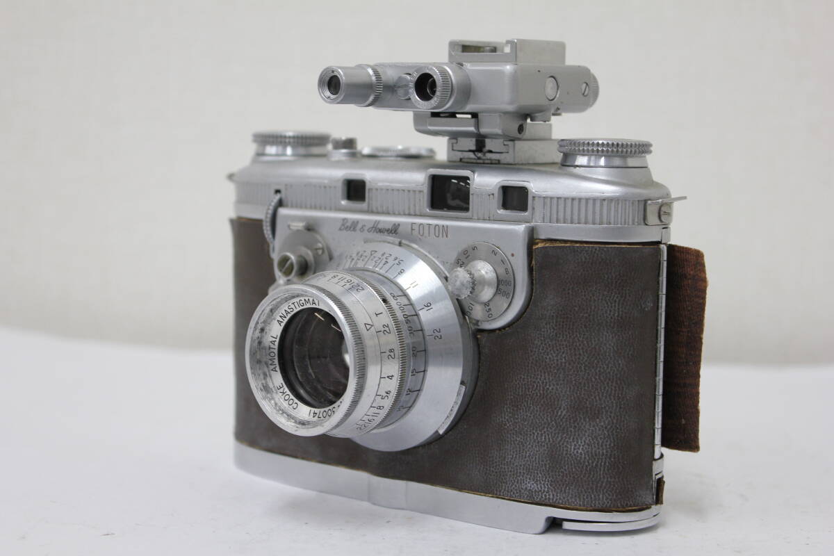 【訳あり品】 【希少】 Bell&Howell Foton + Finder Cooke Amotal 2inch F2 ELC カメラ e4805