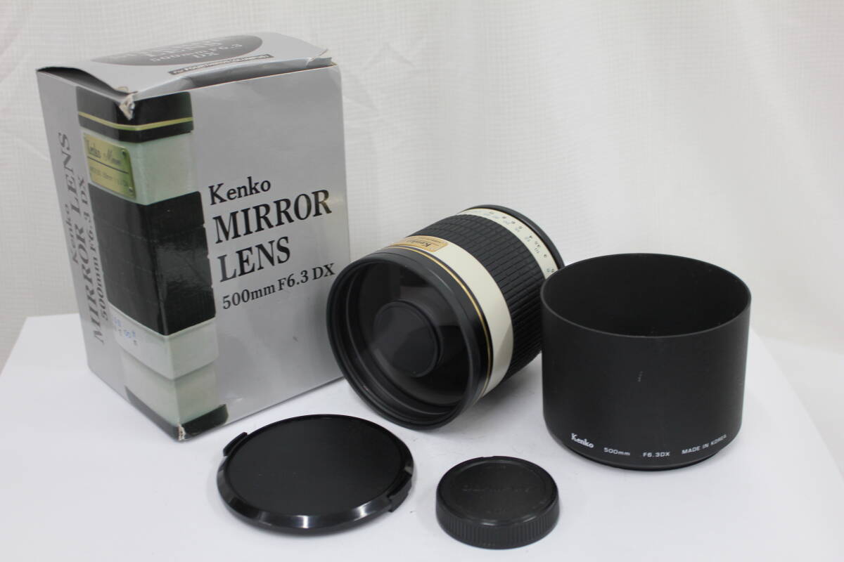 【光学美品】 【元箱付き】ケンコー Kenko Mirror 500mm F6.3 DX オリンパスマウント ミラーレンズ e5061