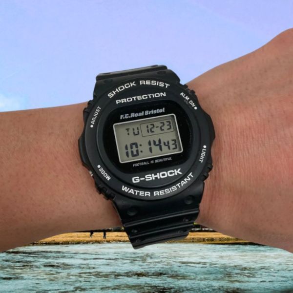 【カシオ】希少 F.C.Real Bristol × G-SHOCK DW-5750E 2022年限定 コラボモデル F.C.R.B. エフシーレアルブリストル カシオ スティング 黒