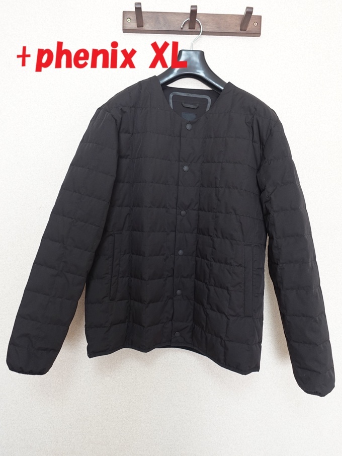 美品☆XL　+phenix　ライトダウン　キルティンジャケット　インナーダウン レディース