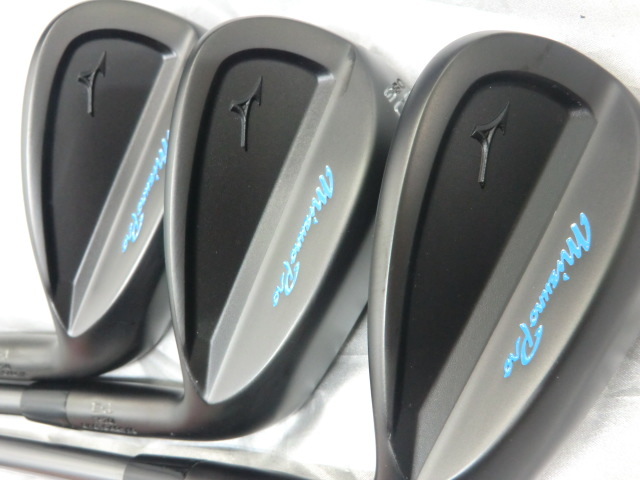 買取入荷◆2025年◆ミズノプロPRO FORGED T-3 BLAK 特注◆50度54度58度◆3本セット美品
