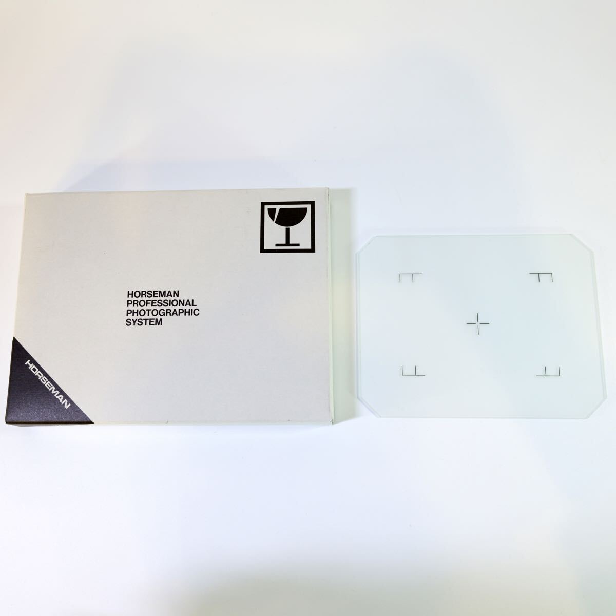 HORSEMAN 4x5 ガラス(線無し) 大判用スクリーン