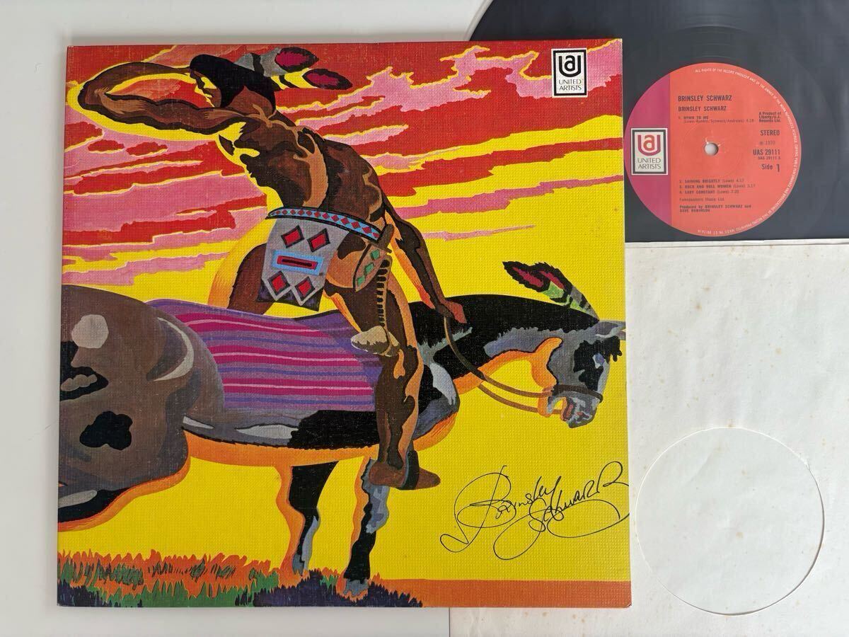 【UK Ori】Brinsley Schwarz GATEFOLD LP UNITED ARTISTS UAS29111 ブリンズリー・シュワルツ 70年1st,英国PUB ROCK,パブロック,Nick Lowe,