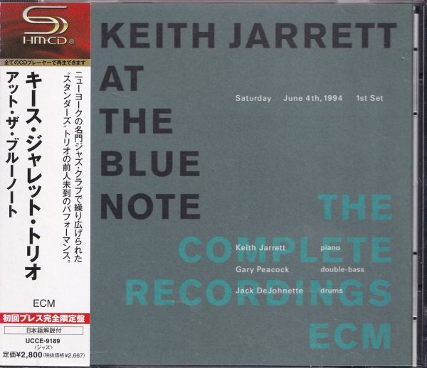 《美品》即決JAZZ ３【キース・ジャレット アット・ザ・ブルーノート Keith Jarrett AT THE BLUE NOTE《高音質・SHM-CD！》】帯付/美品