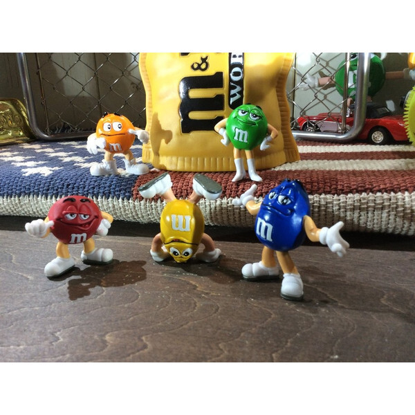 M&M's チョコレート エムアンドエム フィギュア5体セット/エム＆エムズ m&m's/ アメリカン雑貨 / コレクション