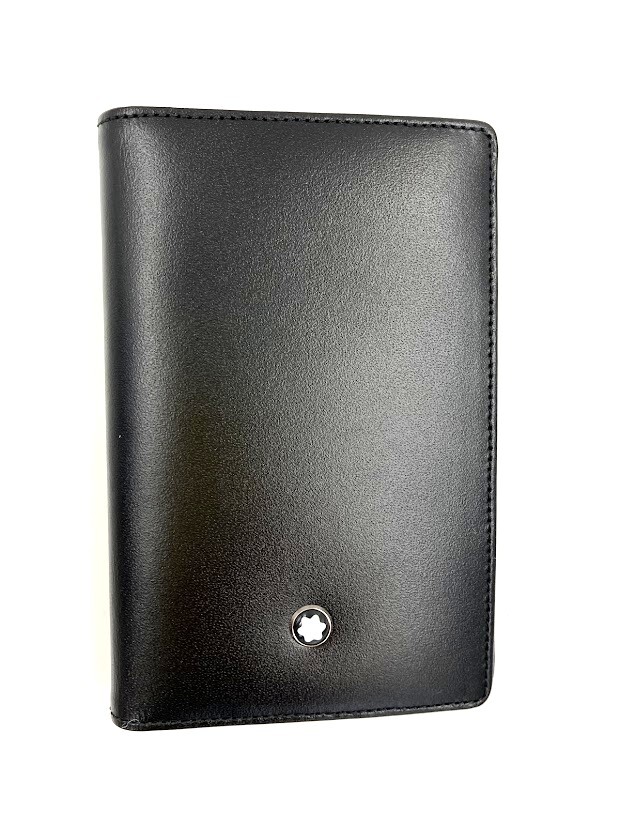 未使用保管 美品 MONTBLANC モンブラン マイスターシュテック カードホルダー 名刺入れ ブラック