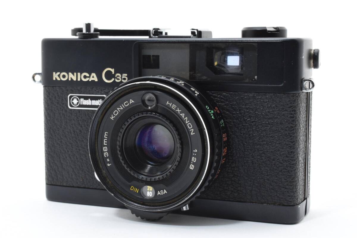 コニカ KONICA C35 FLASH MATIC ブラック 【現状品】＃2688707