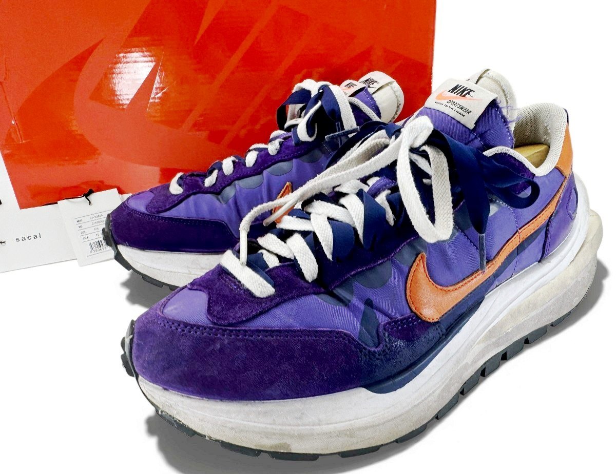 定価22,000円 NIKE × SACAI ナイキ×サカイ Vaporwaffle ヴェイパーワッフル ダークアイリス DD1875-500