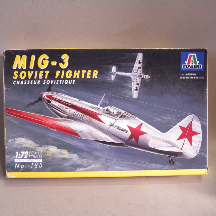 【未組立品】イタレリ 1/72 ソビエト空軍 ミグ3 ( Italeri Italaerei 1:72 Mig-3 Model Kit イタラエレイ プラモデル )