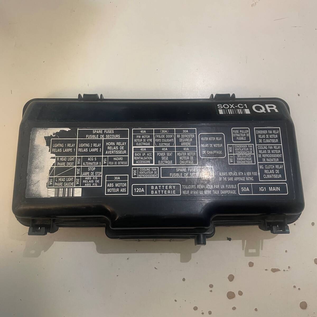 【カナダ生産用】US 北米 オデッセイ ヒューズ ボックス カバー 1999-2003 RL1 HONDA ODYSSEY 1999-2003 ラグレイト USDM HDM JDM 2