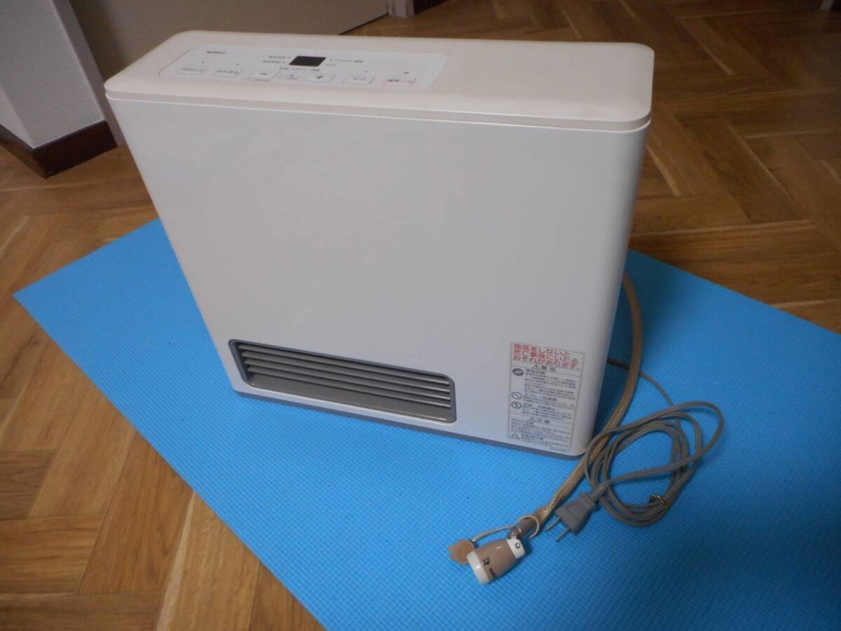 程度良 実働品 都市ガス用 ガスファンヒーター ノーリツ GFH-2403S-W5　動作確認済み　USED