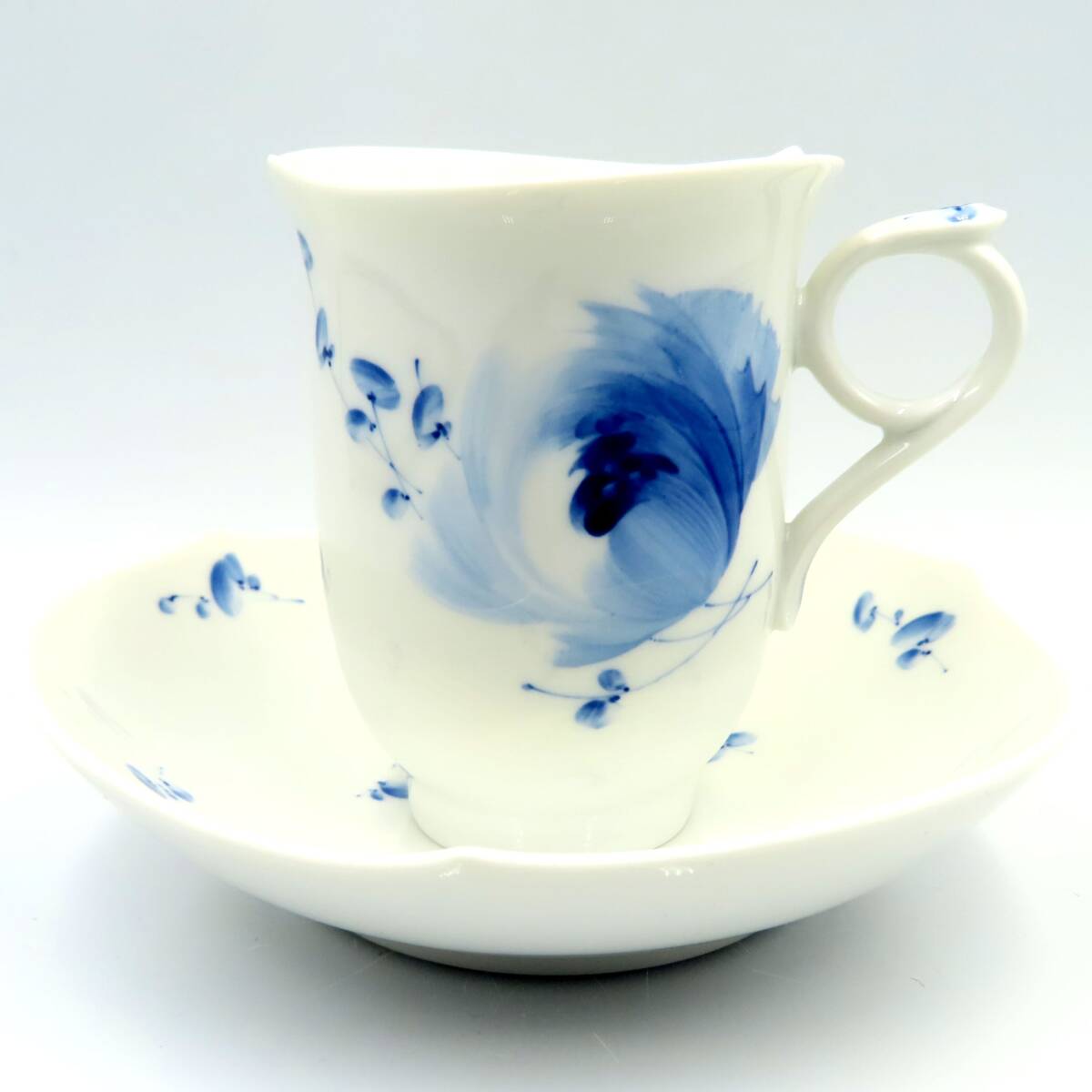 ◇【美品】MEISSEN マイセン 青い花 カップ＆ソーサー 1客 28572 28562 