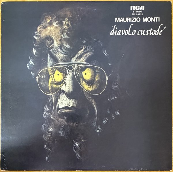 ●MAURIZIO MONTI /Diavolo Custode -超音波洗浄済-(2nd/76年作/伊産Prog/Cantautore)※伊盤LP/PROMO(Sheet付)【RCA TPL1-1222】1976年発売