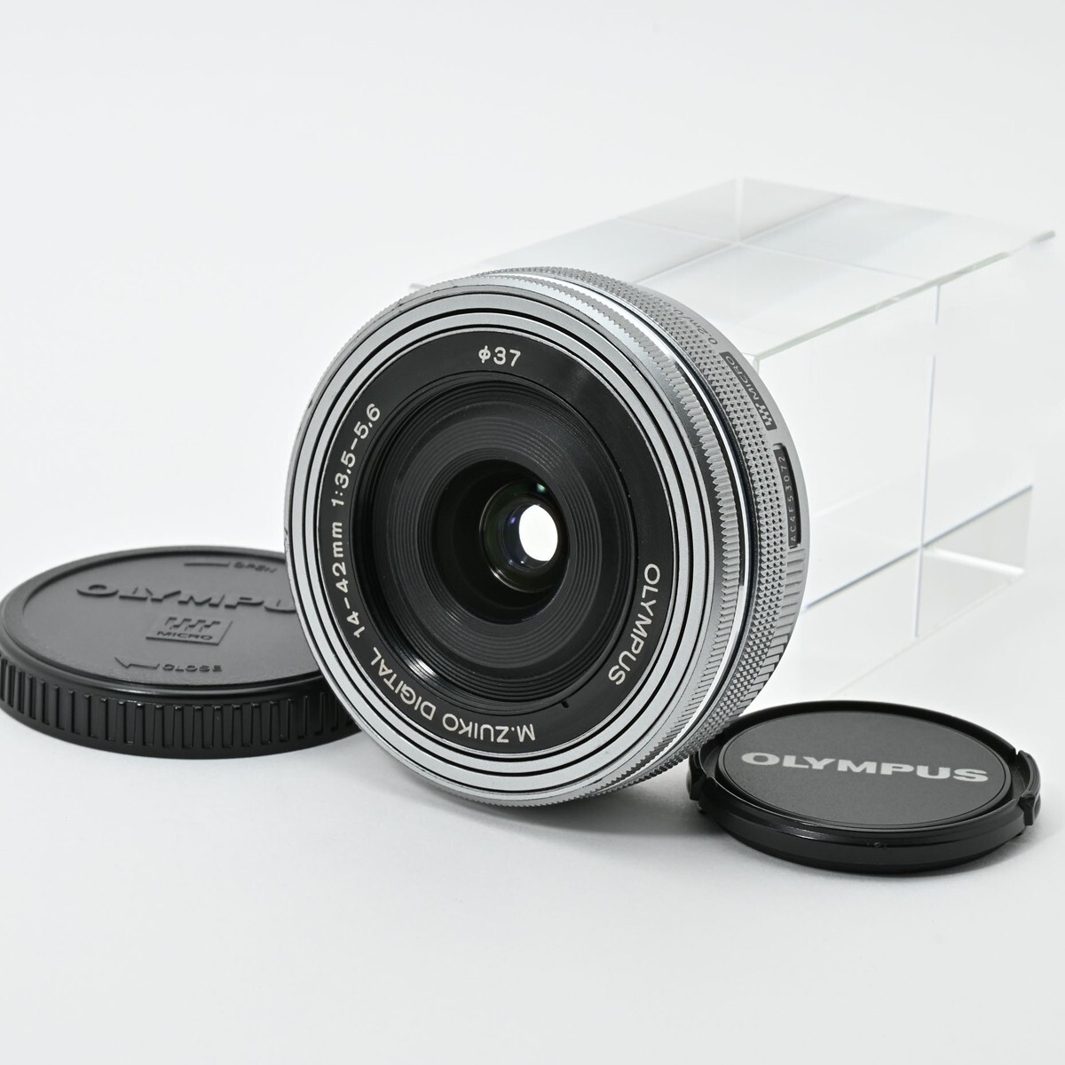 1078＜良品＞オリンパス OLYMPUS M.ZUIKO DIGITAL ED 14-42mm F3.5-5.6 EZ SLV