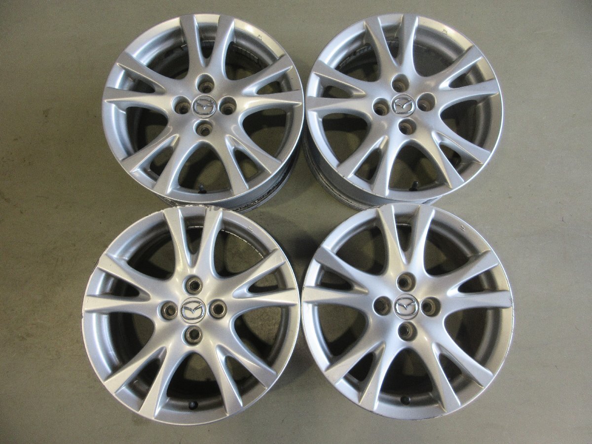 (R07/12/20) ■16インチ 純正アルミホイール / マツダ デミオ スポルト DE5FS / 16×6.5J+50 / 4Ｈ PCD100 / 4本 / 中古
