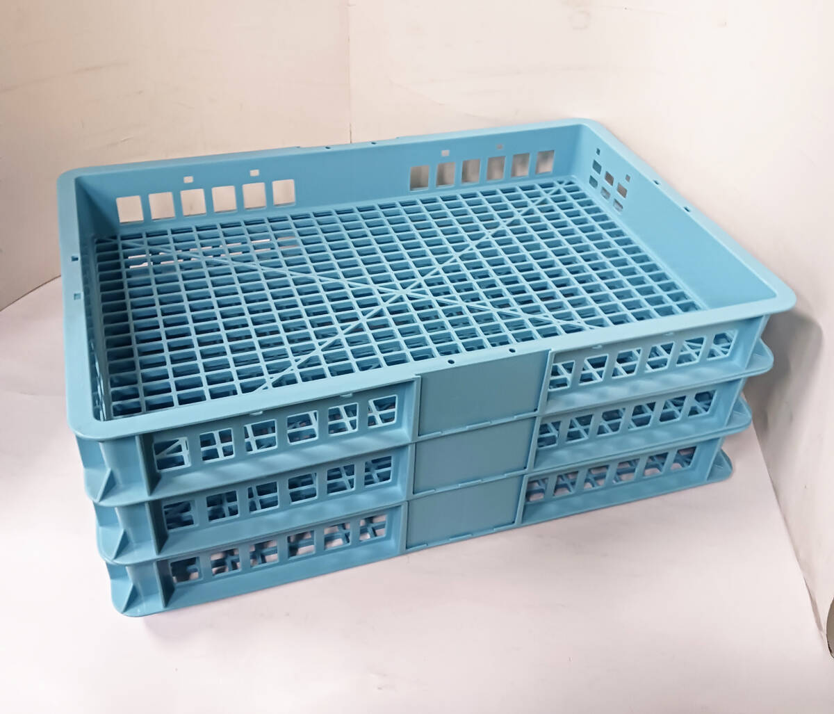 【長期保管品】サンコー サンテナー B#20-3 ライトブルー ×3個
