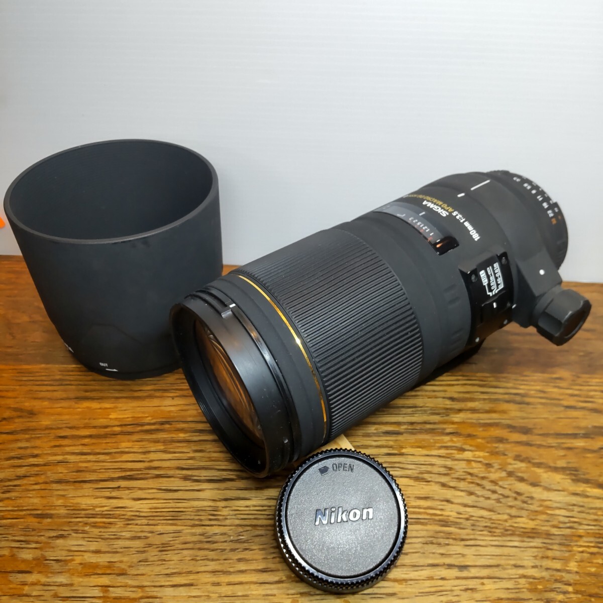 SIGMA 180mm F3.5 APO MACRO DG HSM Nikon Fマウント用 単焦点マクロレンズ ニコン