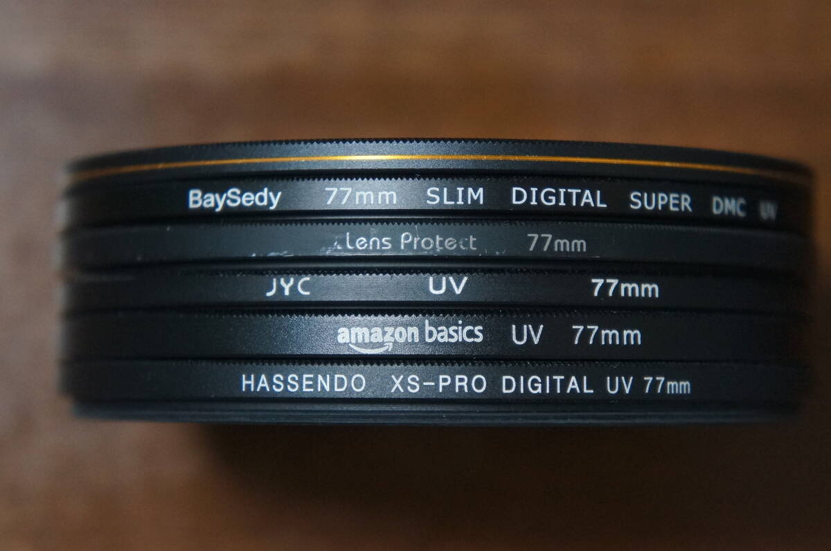◆説明必読◆【580円/枚】[77mm] marumi Lens Protectやamazon basis UV等実用薄枠保護UVフィルター