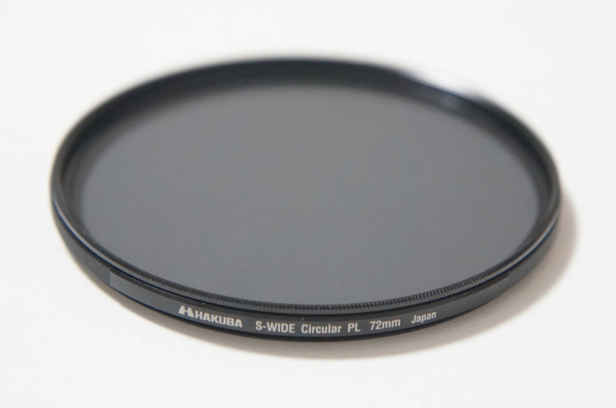 [72mm] HAKUBA S-WIDE Circular PL C-PL 薄枠Sワイド円偏光フィルター [F6607]