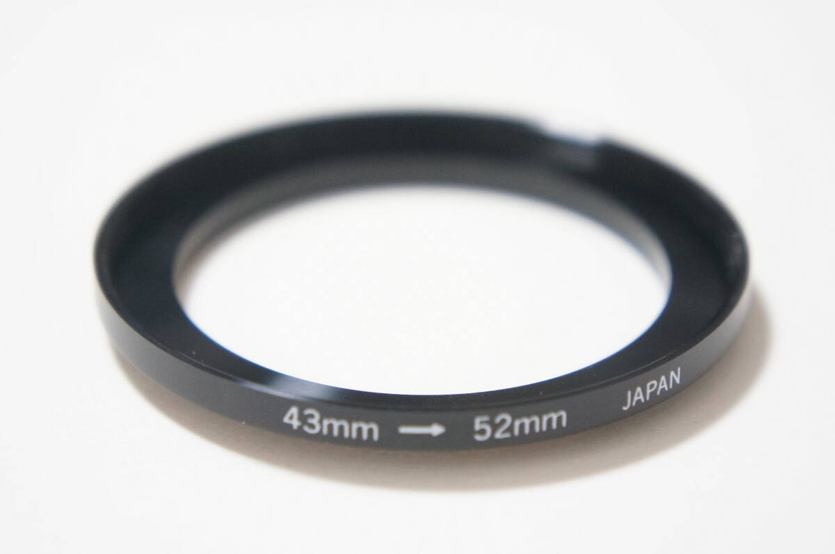 [43mm→52mm] 日本製 ステップアップリング STEP UP RING [F5135]