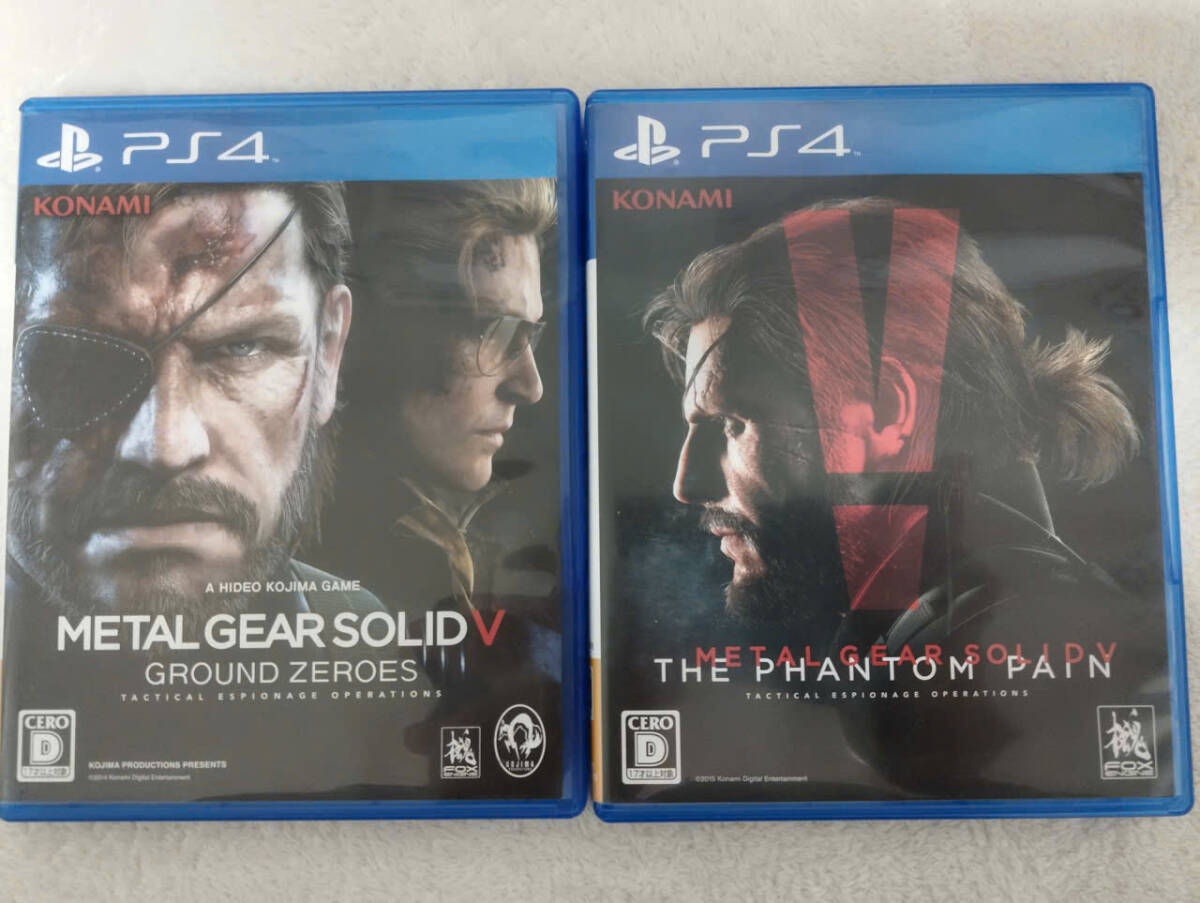[PS4] Metal Gear Solid - The Phantom Pain + Ground Zeroes メタルギアソリッドV ファントムペイン + グラウンド ゼロズ ソフト2本セット