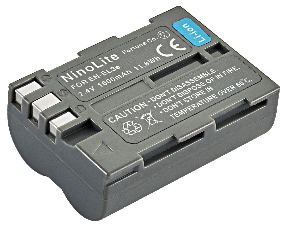 Nikon ニコン EN-EL3E 互換バッテリー D700 D300 D200 D90 D70s D50 D70 D100 等 対応 battery MH-18a 対応