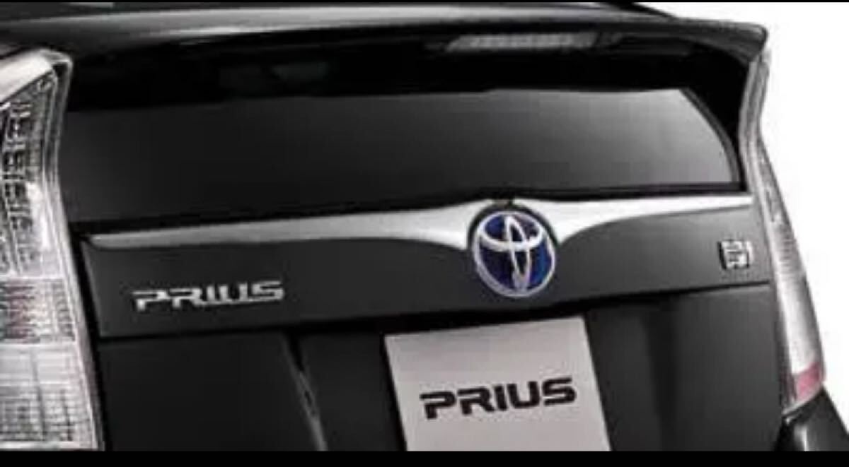 プリウス30系 前期後期 Prius リアエンブレムガーニッシュ【E31c】