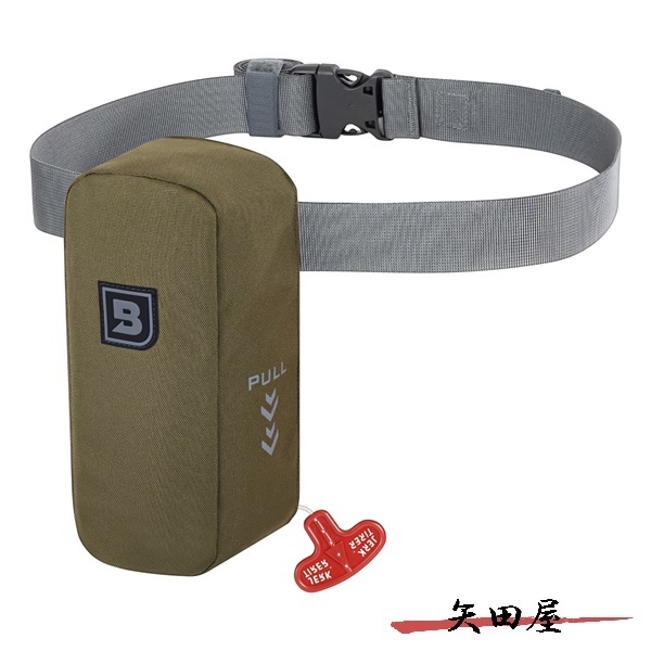 BLUESTORM 高階救命器具 Reカリフウエスト BSJ-7300RS ハンターグリーン 手動膨張式ライフジャケット