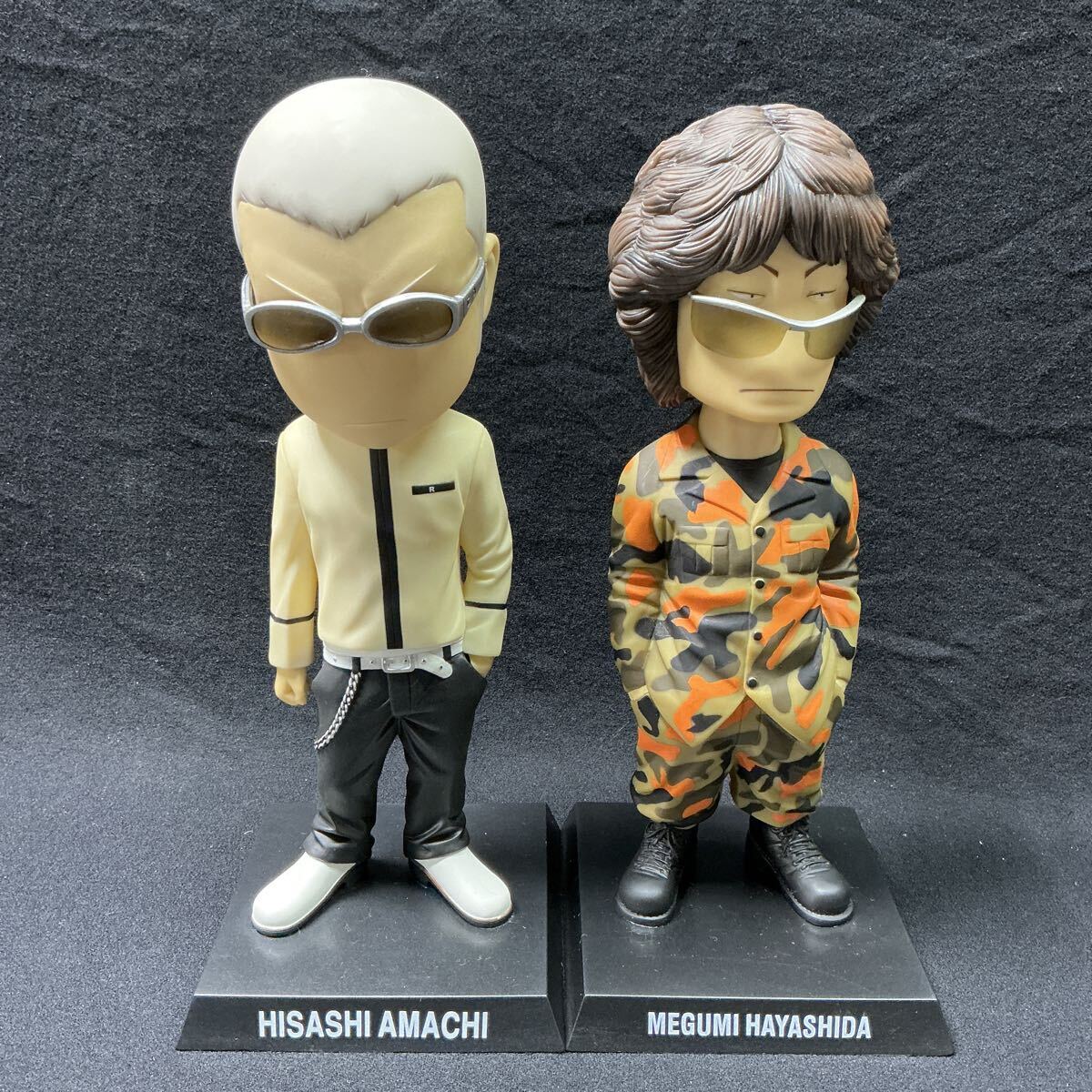 【L8B880】美品 コレクターズアイテム クローズ & ワースト クレイジーヘッズ 天地寿 林田恵 フィギュア 2点