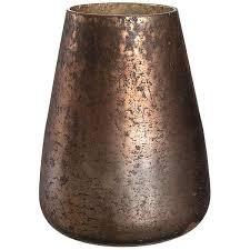 【店頭展示未使用品】ベース2P H18cm Posto ブラウン 070783 花瓶　価格11,880円 　Leonardo｜レオナルド　ドイツ