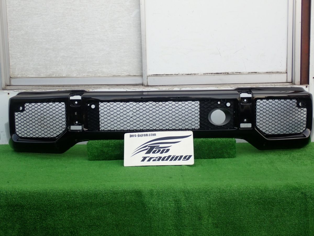 L6783vc Mercedes-AMG純正 G63 W463 最終 ワイドボディ用 フロントバンパー グリル付(A4638850325)オブシディアンブラック/197適合確認可能